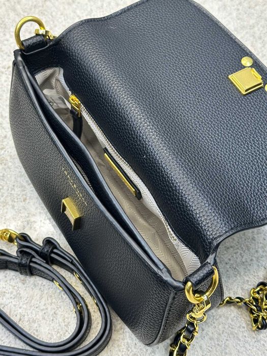 Шкіряна сумка Tory Burch Britten Crossbody Black / Тори Берч Оригинал