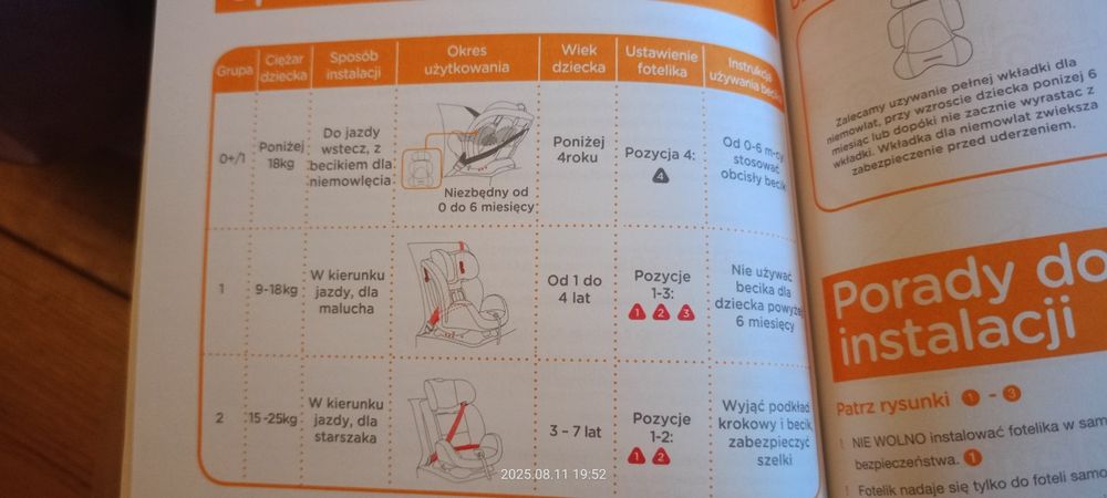 Fotelik samochodowy Joie Stages 0-25kg