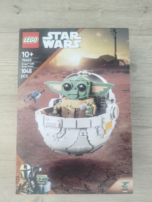 Nowe LEGO Star Wars, Grogu w wózku, 75403