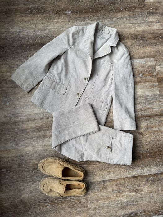 Стильний костюм mango, льон 116, 5-6 років