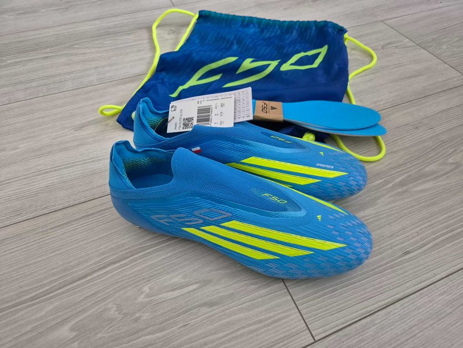 Profesjonalne korki adidas F50 Elite LL FG Ice Cold Precision JR6461 rozmiar 43 1/3