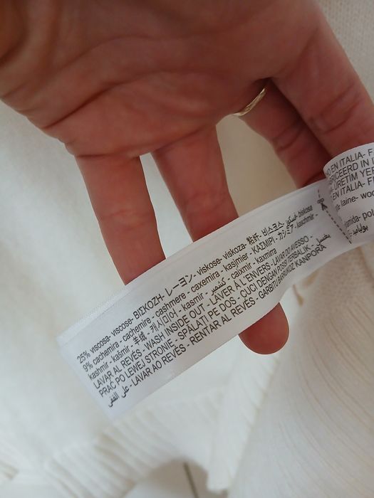 Golf Massimo Dutti z wełną i kaszmirem