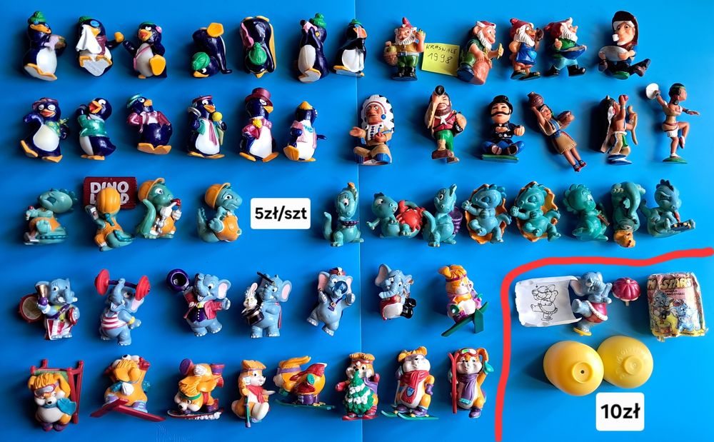 Figurki z kinder niespodzianek