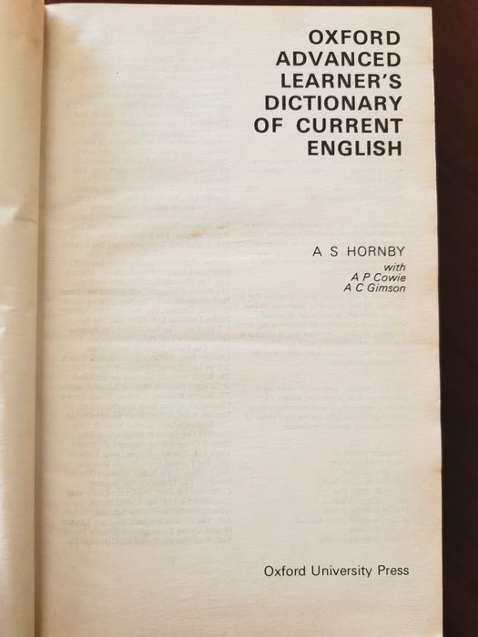 Dicionário Inglês /Inglês capa dura