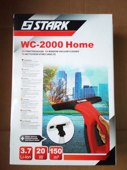 Акумуляторний віконний пилосос (склоочисник) STARK WC-2000 Home.