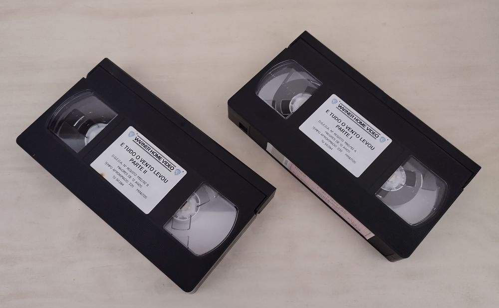 E tudo o vento levou VHS duplo excelente estado.