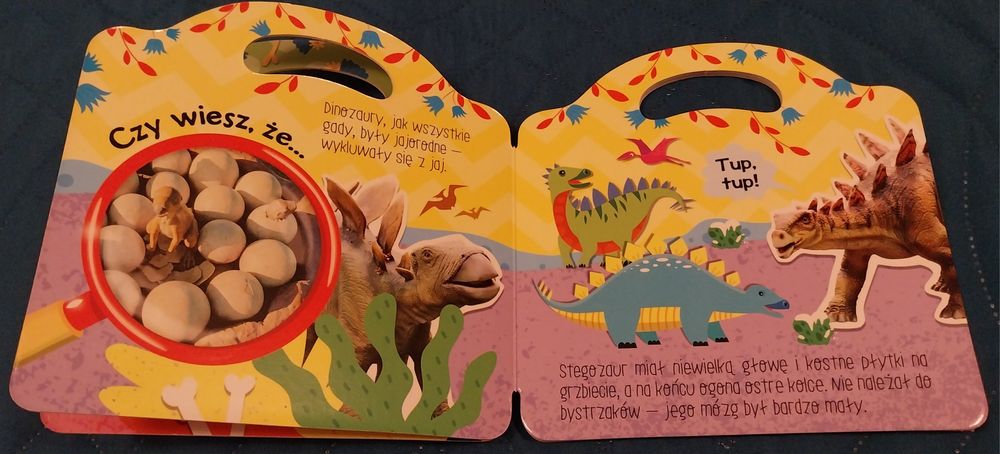 książeczka "Dinozaury" z serii poznaję, nazywam, opowiadam