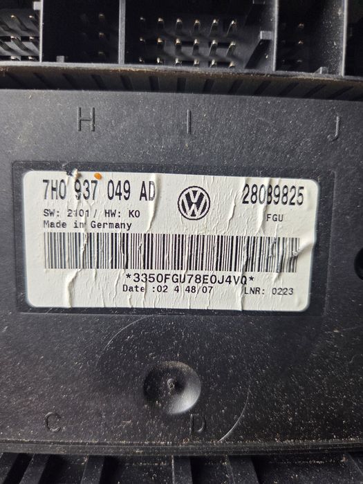 Moduł BCM VW t5 2.5tdi transporter Multivan Caravelle