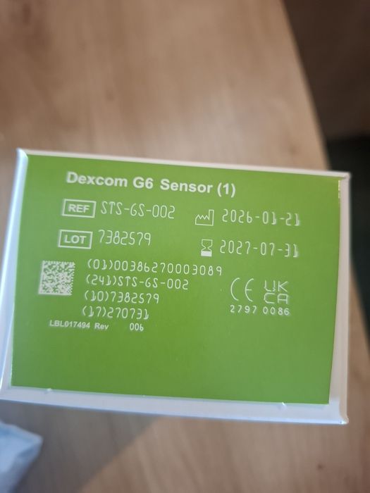 Sensor dexcom g6