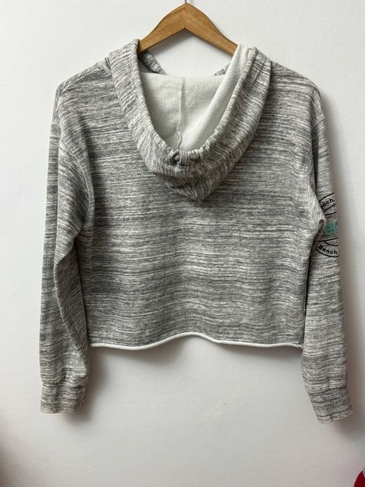 Bluza z kapturem bawełniana oversize crop hoodie Bench 36 38 S M