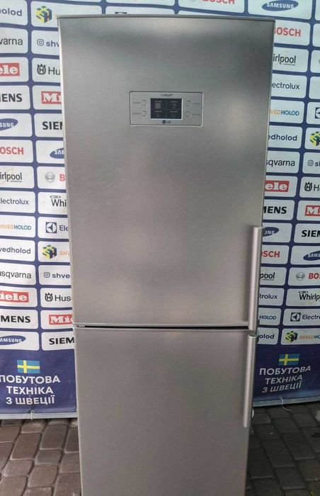 Холодильник б/в  LG 170/60/60 Металік  No Frost #07624