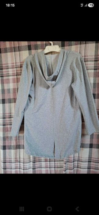 Bluza szara z kapturem