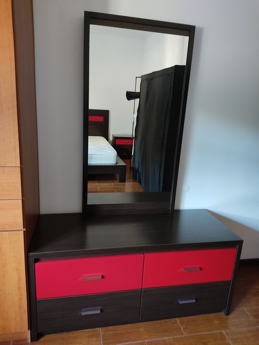 Mobília Quarto Casal Wengué