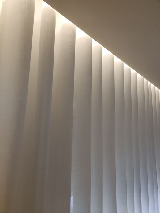 Cortinados de onda perfeita