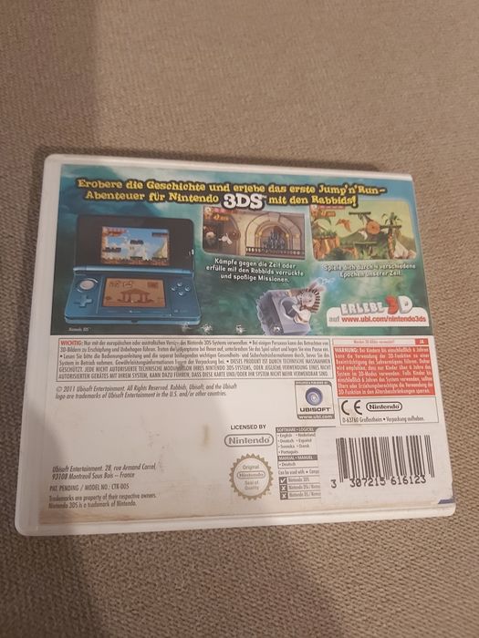 Rabbids 3D Nintendo 3ds