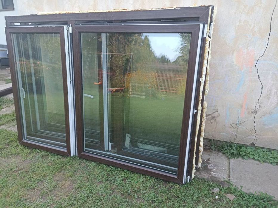 Okna pcv po demontażu