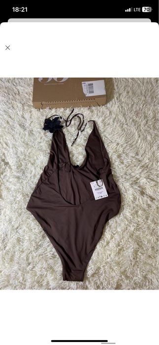 Сплошной купальник zara L