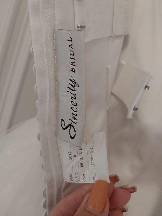 Piękna suknia ślubna księżniczka roz.8