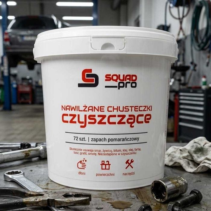 SQUAD PRO - Nawilżane Chusteczki Czyszczące, ProLine