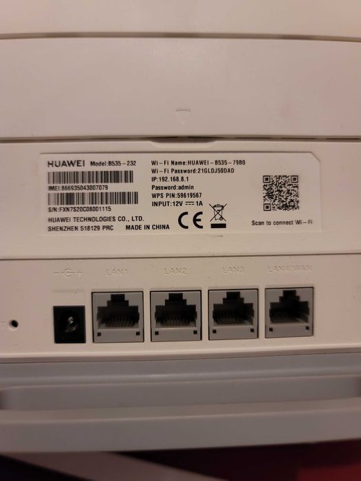 Huawei MicroSD modem Model: B535-232