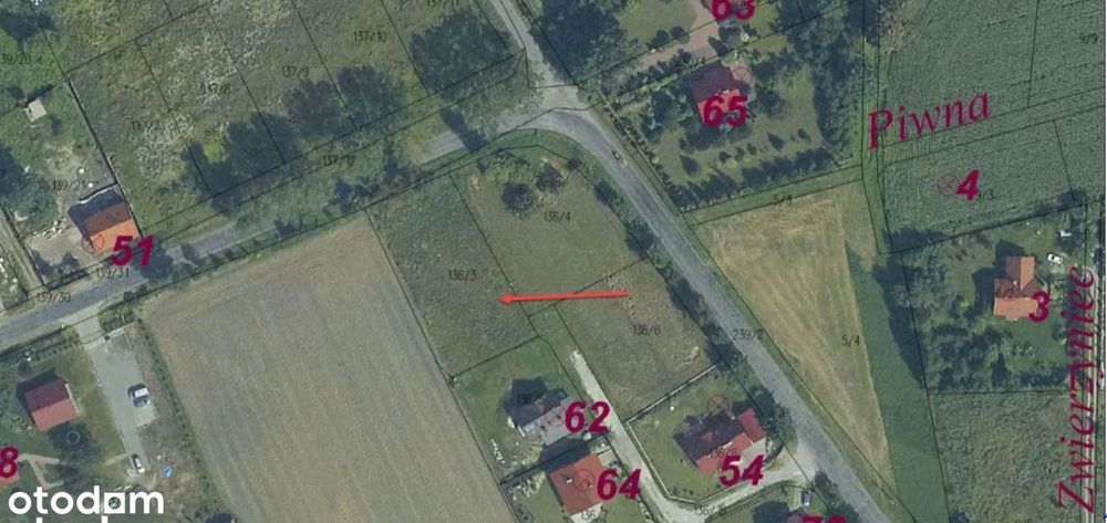 Sieborowice - blisko Kraków 1363 m² + 1/12 drogi - Widok 5