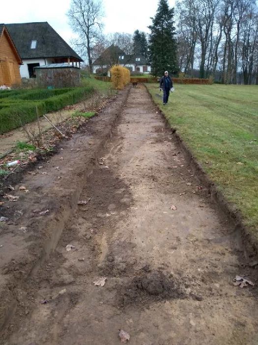 Usługi koparko ładowarka koparka wywrotka piach piasek rozbiórki Ujazd