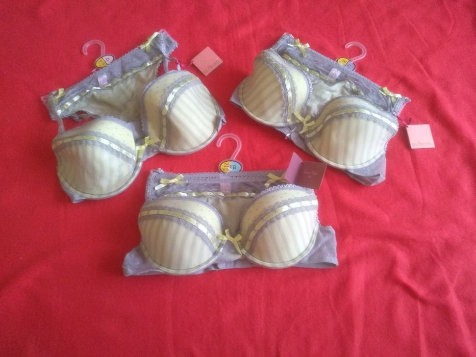 Walentynki Nowy komplet bielizny r. 80B + 40/42