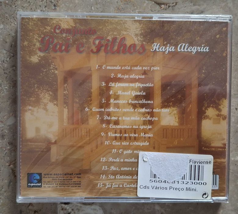 Conjunto Pai e filhos - CD - Haja alegria (Novo e selado)