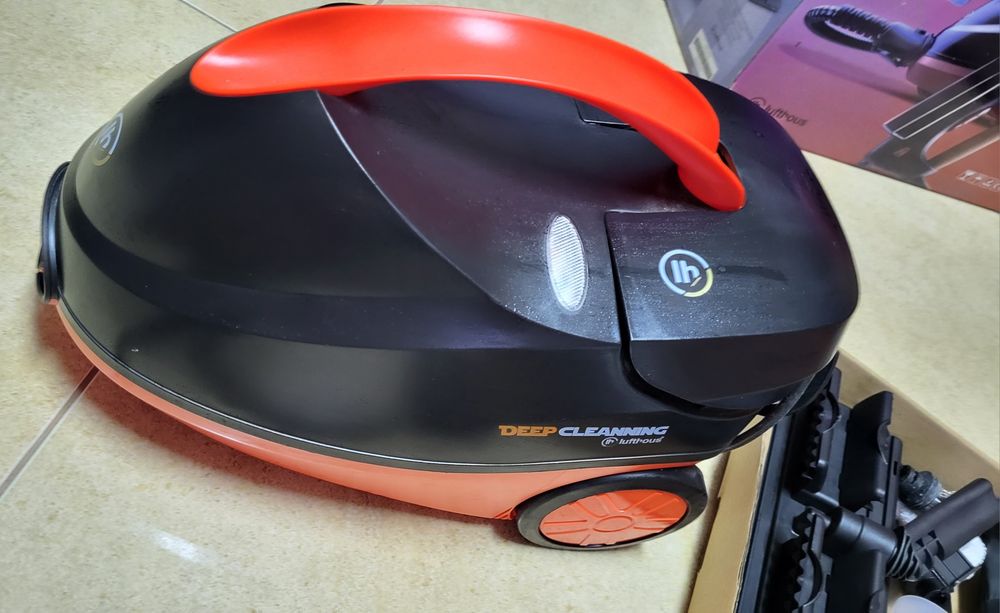 Vaporeta profissional com ferro engomar