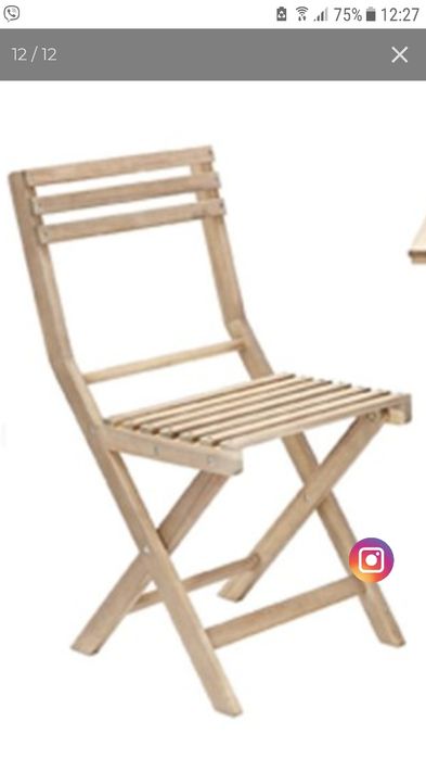 Стулья складные  пр. Вьетнам из массива гевеи