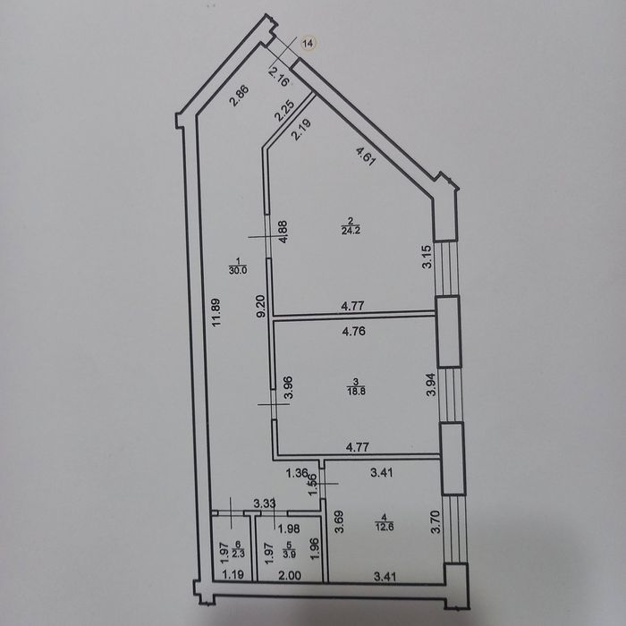 Продається двох-кімнатна квартира
