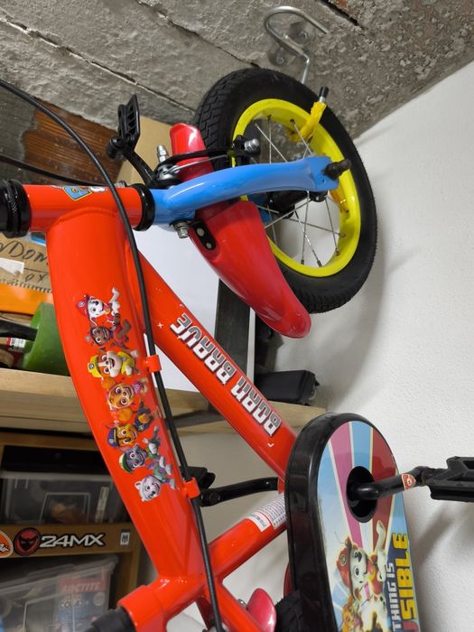 Bicicleta criança patrulha pata
