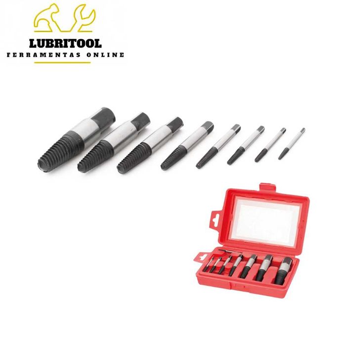 Jogo 8 Saca Pernos 3~50mm 0068.064 | NOVOS