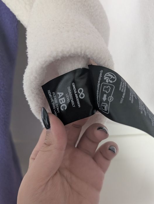 polar the north face fioletowy retro damski