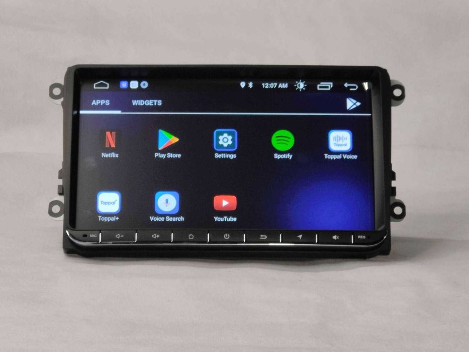 VW Seat Skoda Rádio Android 9" CarPlay Android Auto sem Fios GPS