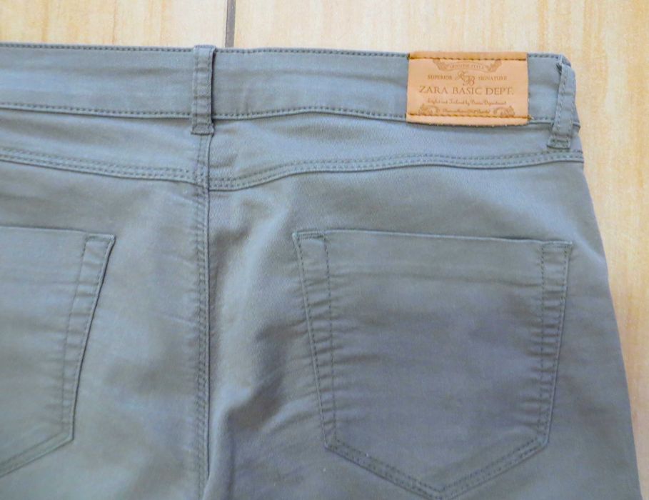 Spodnie khaki ZARA roz XL 42