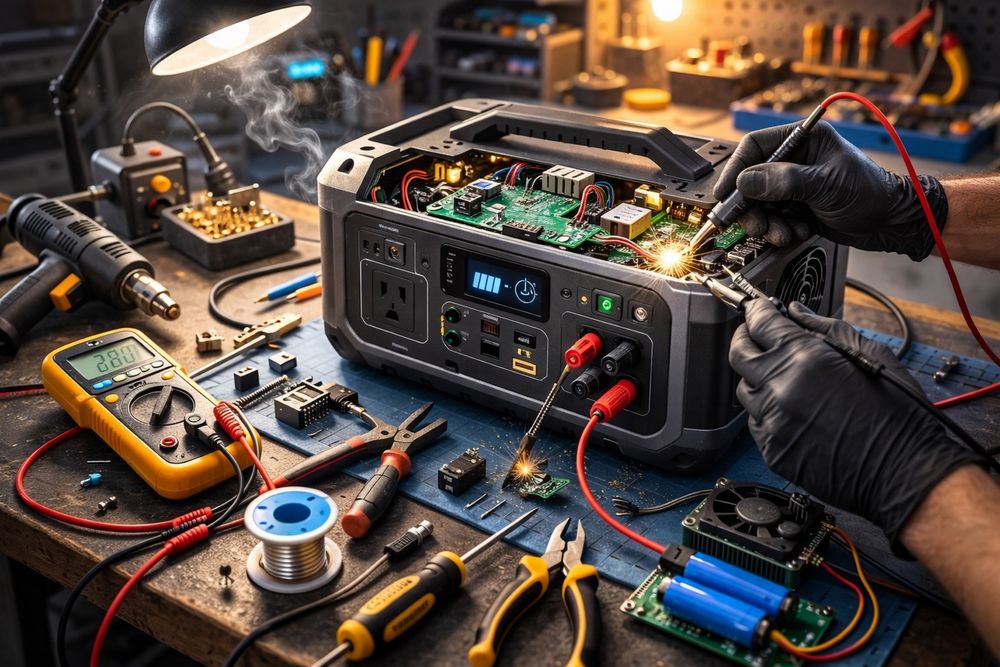 Ремонт зарядних станцій EcoFlow Bluetti Anker Jackery та інших брендів