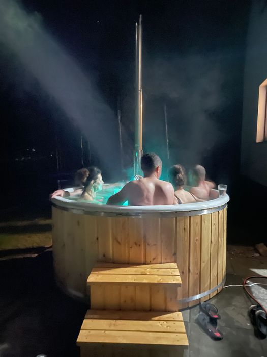 #Domek z sauną i banią na Kaszubach.