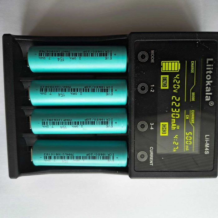 18650 акумулятор високотоковий EVE ICR18650-20P 2000mAh 20A