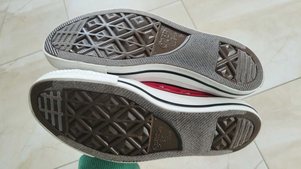 trampki Converse czerwone 42 jak nowe