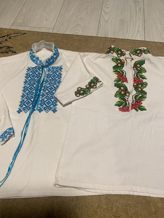 Вишивка для хлопчика на короткий рукав та довгий на 6-8 років