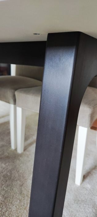 Mesa IKEA branco brilho