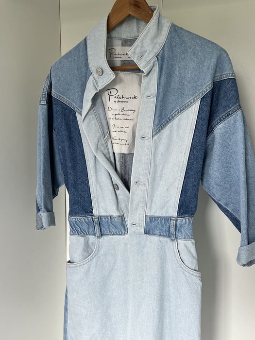 Vestido Mistura de Ganga Stradivarius