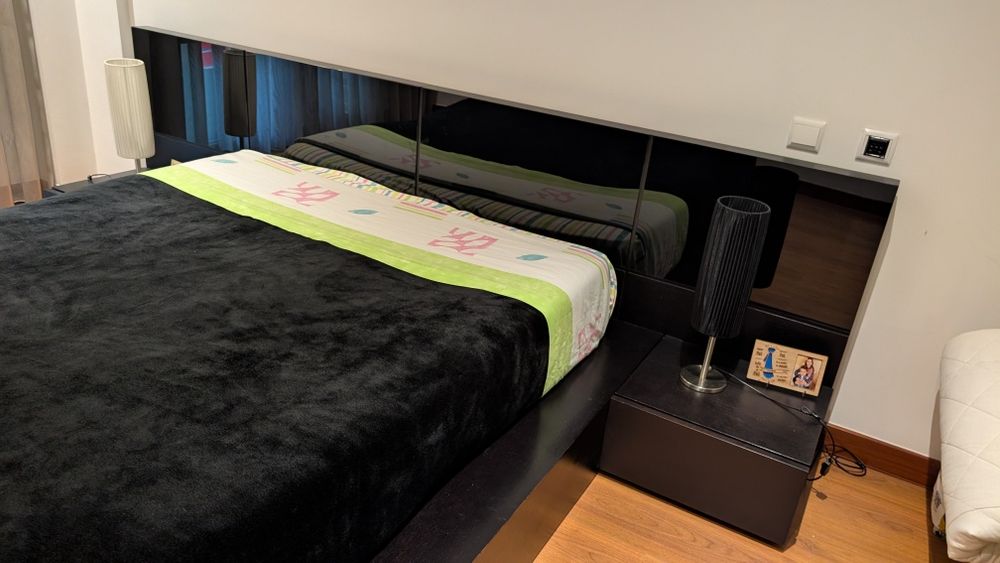 Mobília Quarto Casal - Wengue