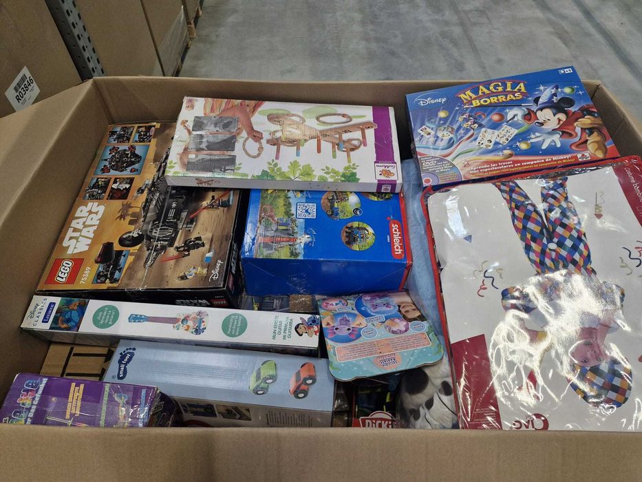 Palety z Zabawkami-Zwroty Konsumenckie-Znane Marki-LEGO/MATTEL/VTech