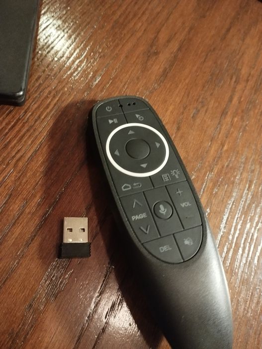 Backlit voice air remote mouse