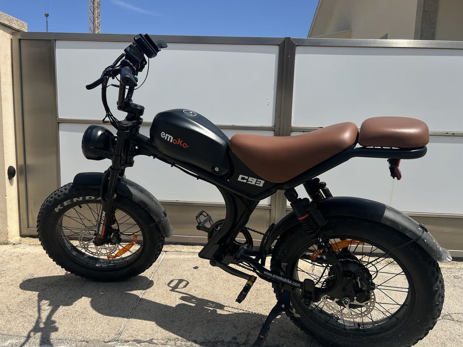 Bicicleta Elétrica Emoko C93 1000w 48v 20ah DESBLOQUEADA