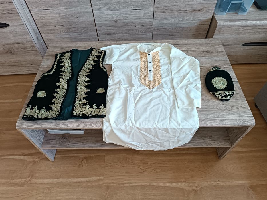 Strój Karnawałowy MUZUŁMANIN / SZEJK / ALADYN – Jak Nowy! Rozm. 140