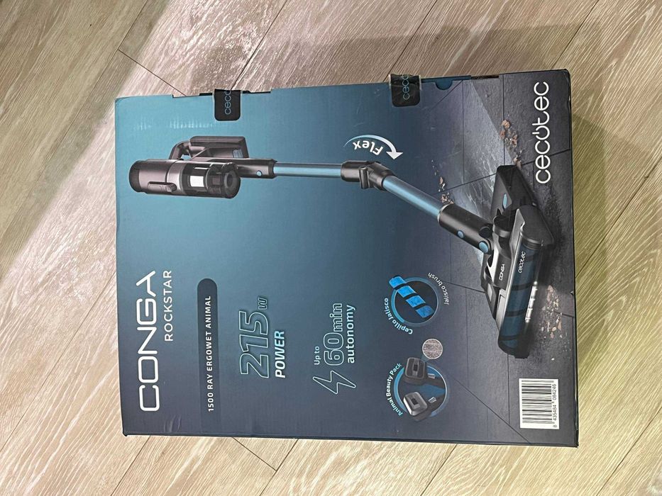Пилосос Cecotec Conga Rockstar 1500 Ray Ergowet Animal