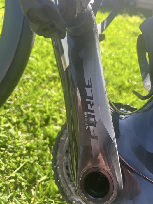 Pedaleiro sram force 12v 36/48 em bom estado